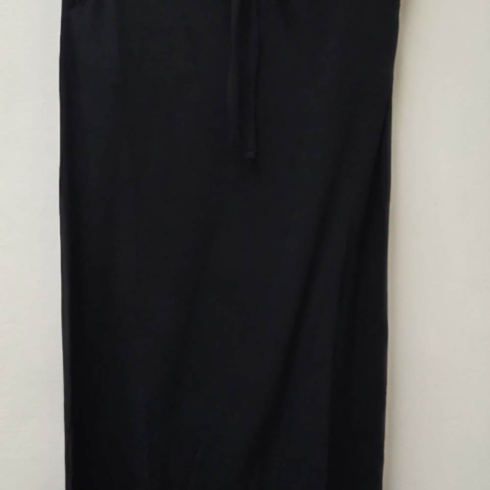 Azy By Zenana Outfitters Black Maxi Skirt with Drawstring Waist